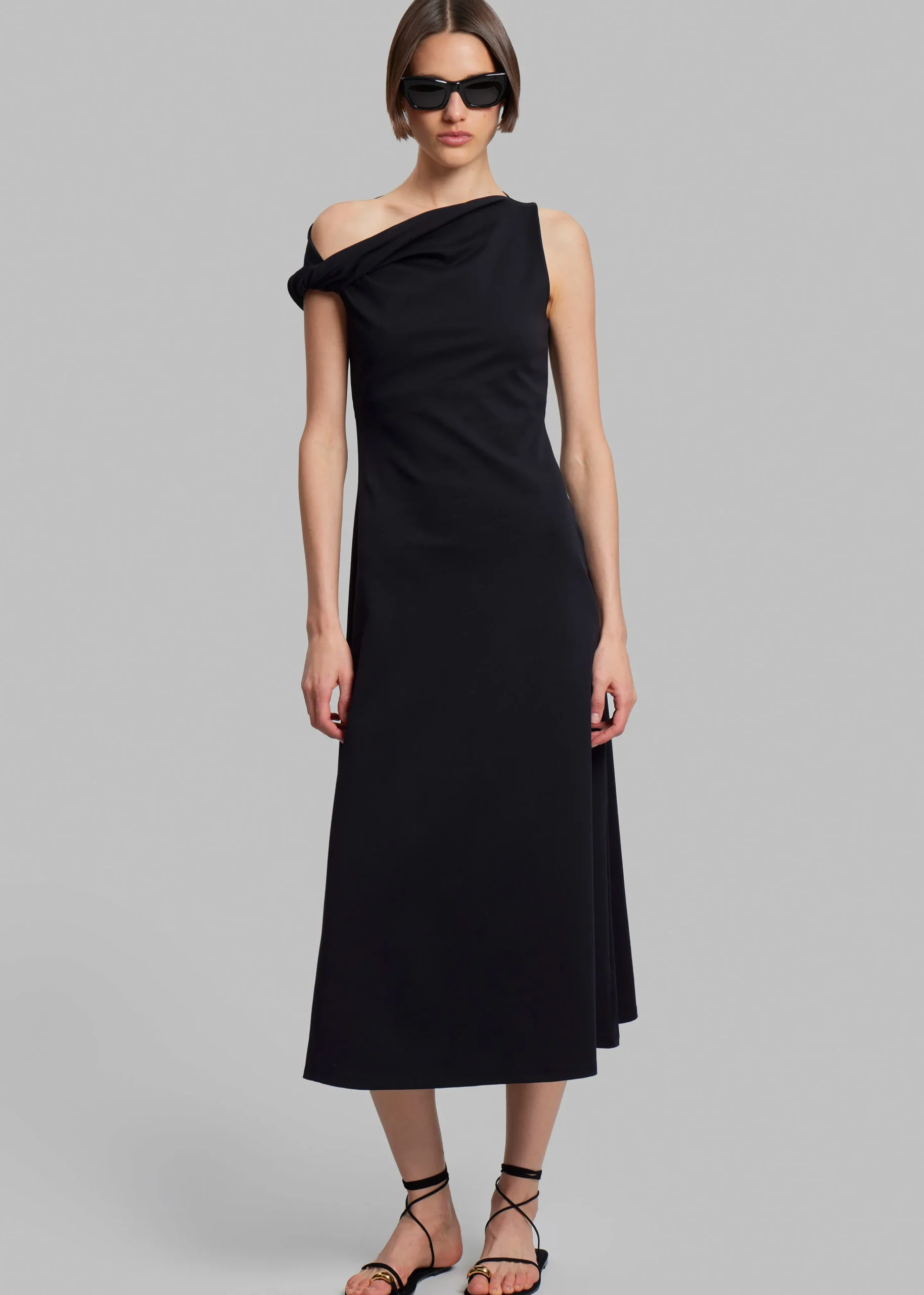 The Frankie Shop Beaufille Indi Dress Black Hot