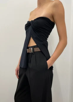 The Frankie Shop Beaufille Zeno Blouse Black Online