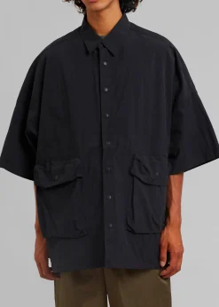 The Frankie Shop Bedri Cargo Shirt Black Outlet