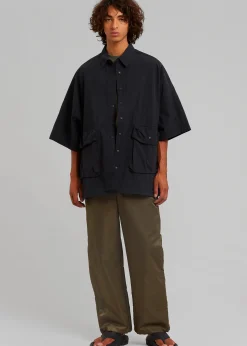 The Frankie Shop Bedri Cargo Shirt Black Outlet