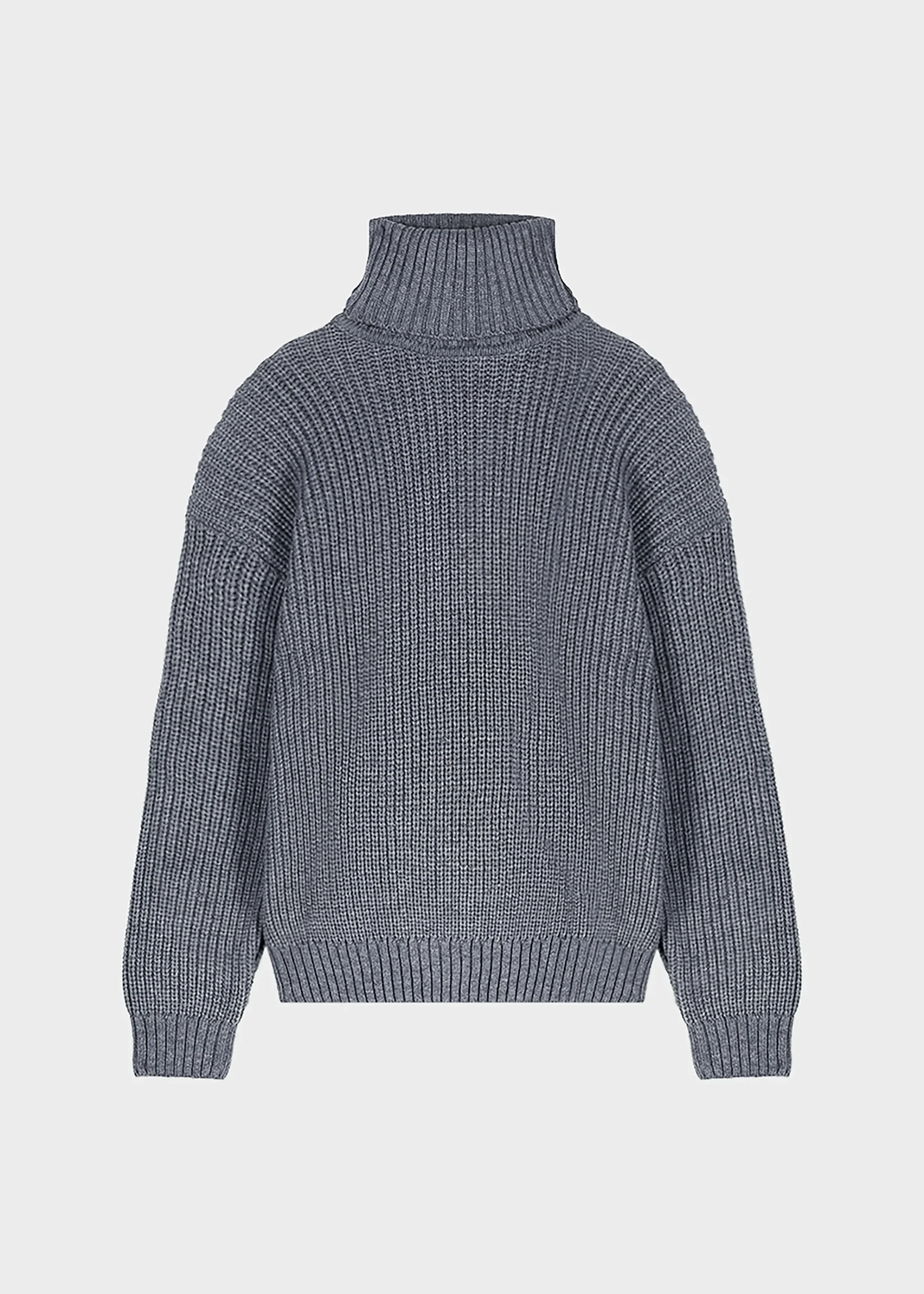 The Frankie Shop Belfast Turtleneck Sweater Grey Outlet