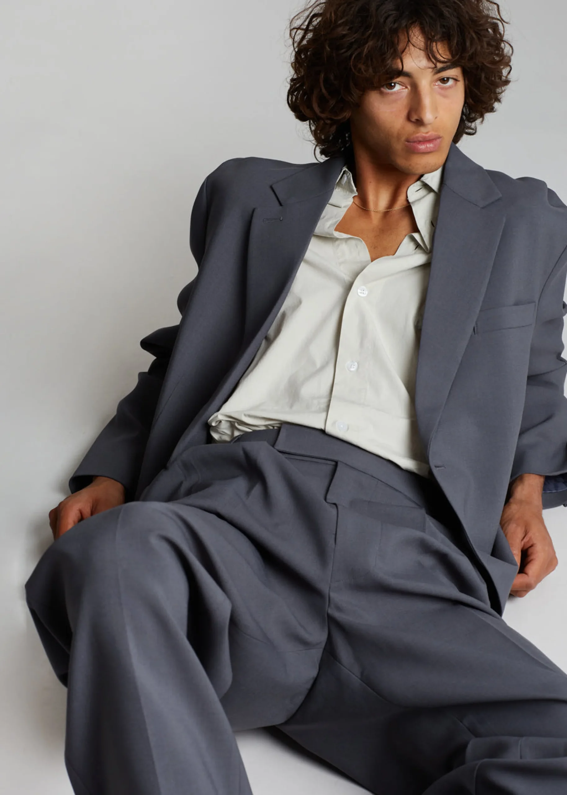 The Frankie Shop Beo Blazer Charcoal Best