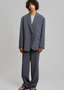 The Frankie Shop Beo Blazer Charcoal Best