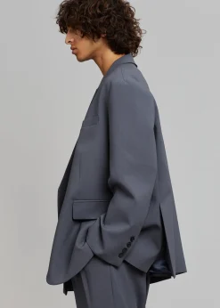 The Frankie Shop Beo Blazer Charcoal Best