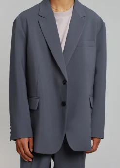 The Frankie Shop Beo Blazer Charcoal Best
