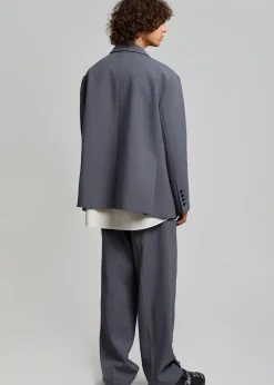 The Frankie Shop Beo Blazer Charcoal Best