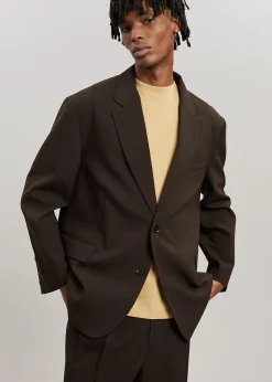 The Frankie Shop Beo Blazer Dark Espresso Online