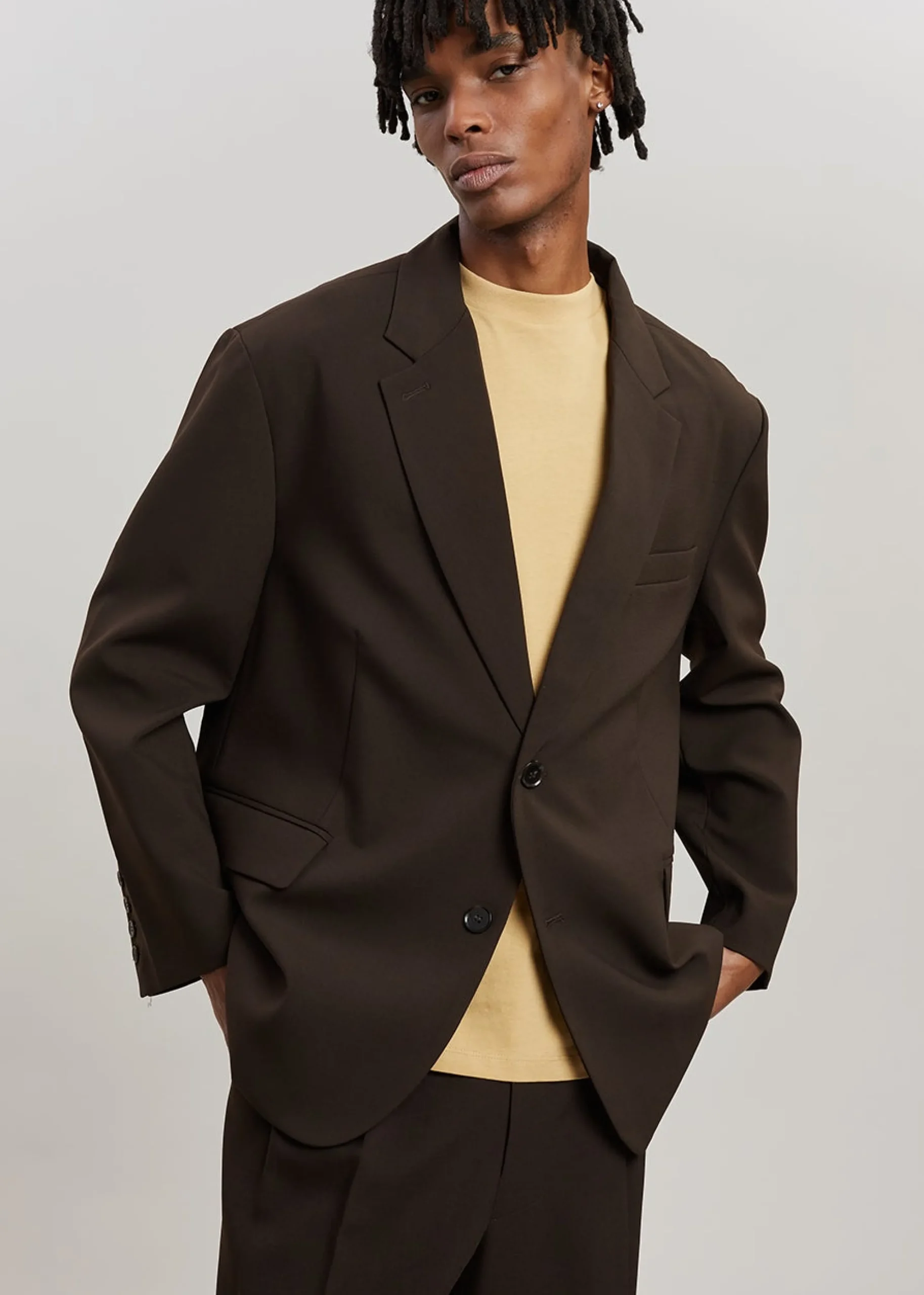 The Frankie Shop Beo Blazer Dark Espresso Online