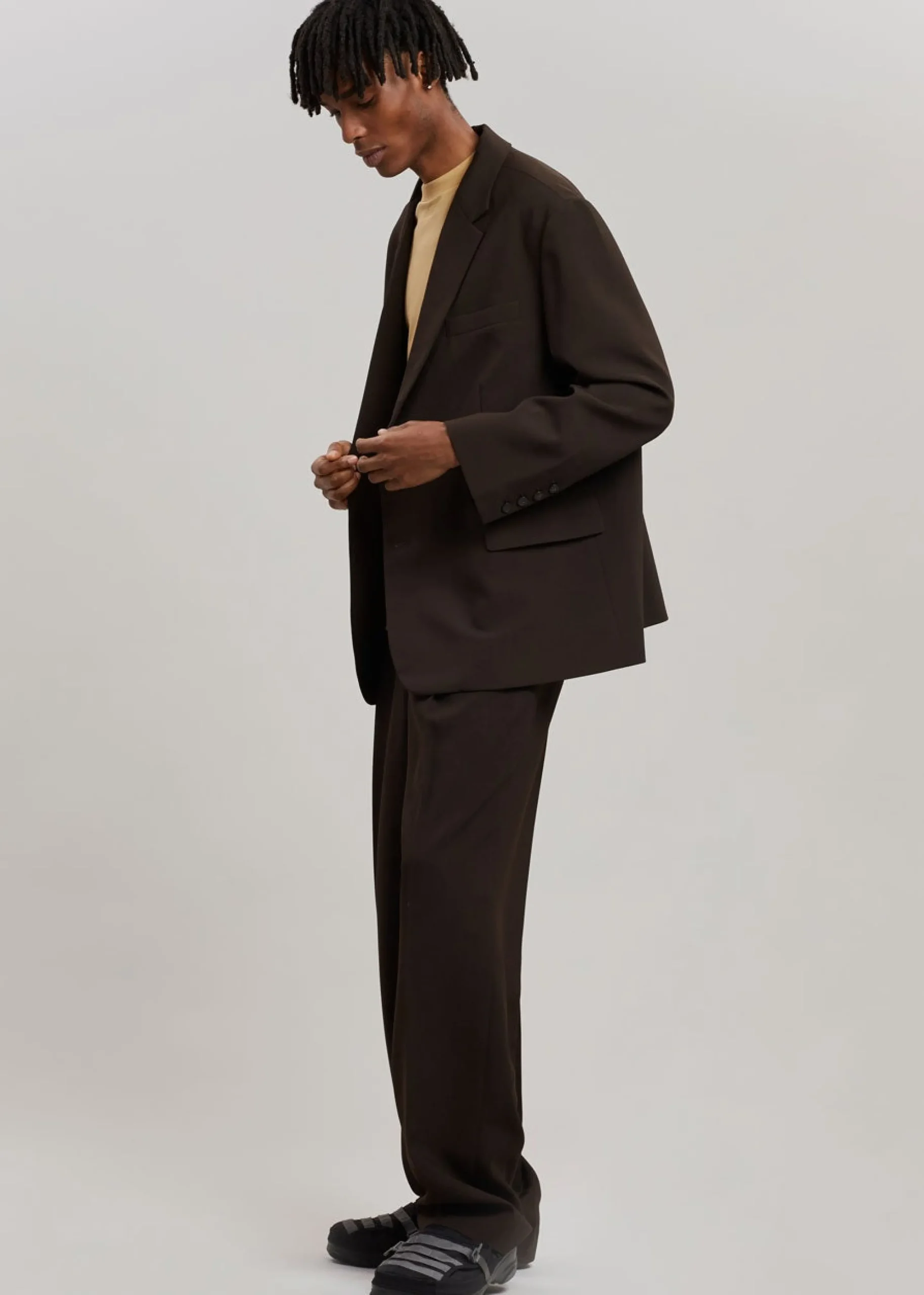 The Frankie Shop Beo Blazer Dark Espresso Online