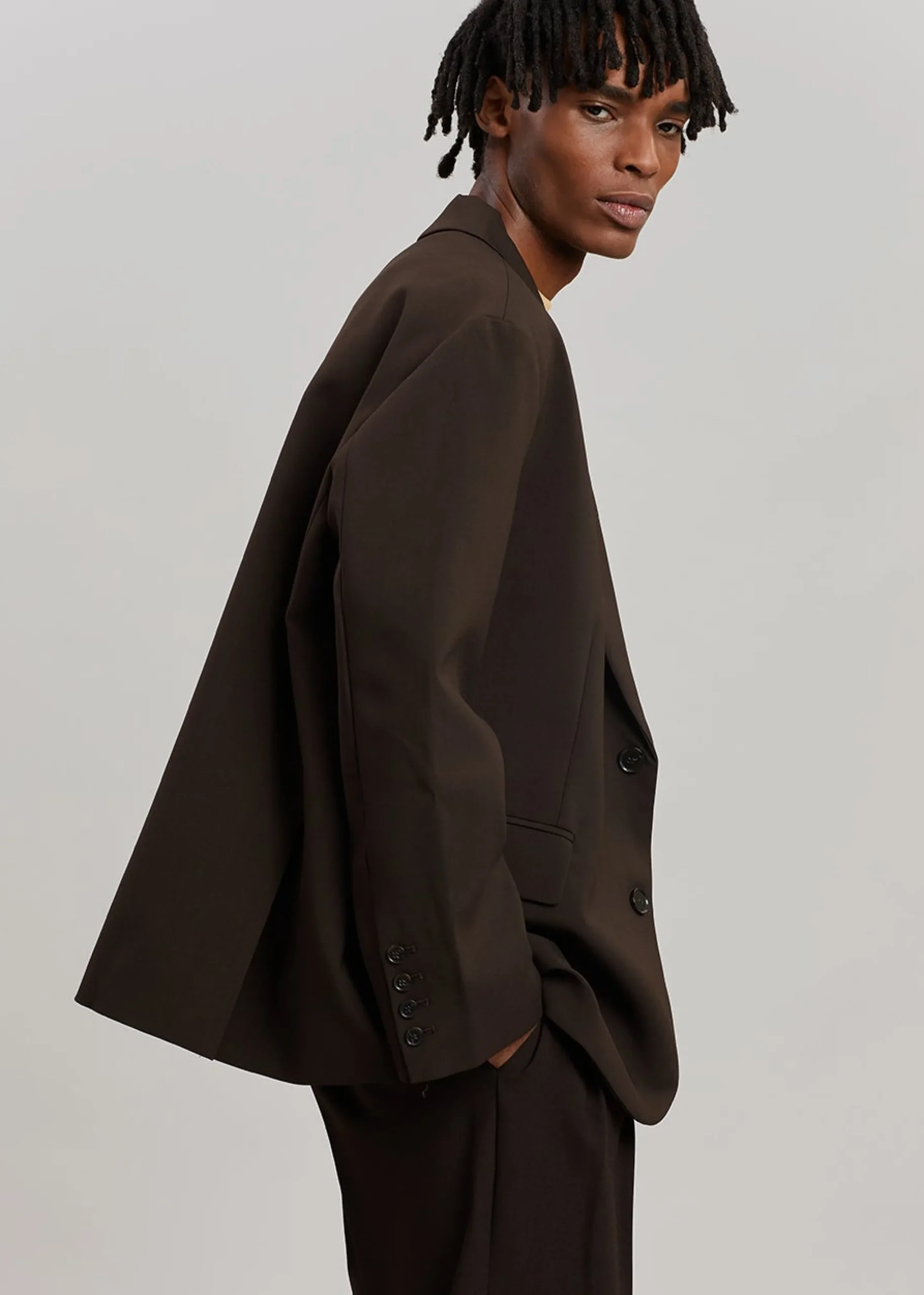 The Frankie Shop Beo Blazer Dark Espresso Online