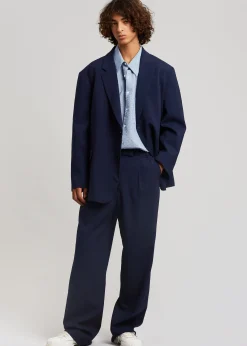 The Frankie Shop Beo Blazer Blue Outlet