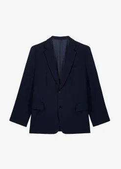 The Frankie Shop Beo Blazer Blue Outlet