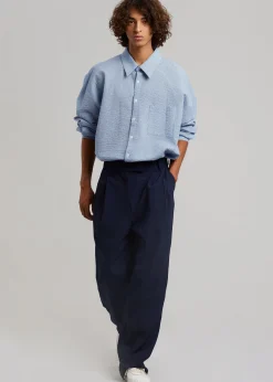 The Frankie Shop Beo Suit Pants Blue Outlet