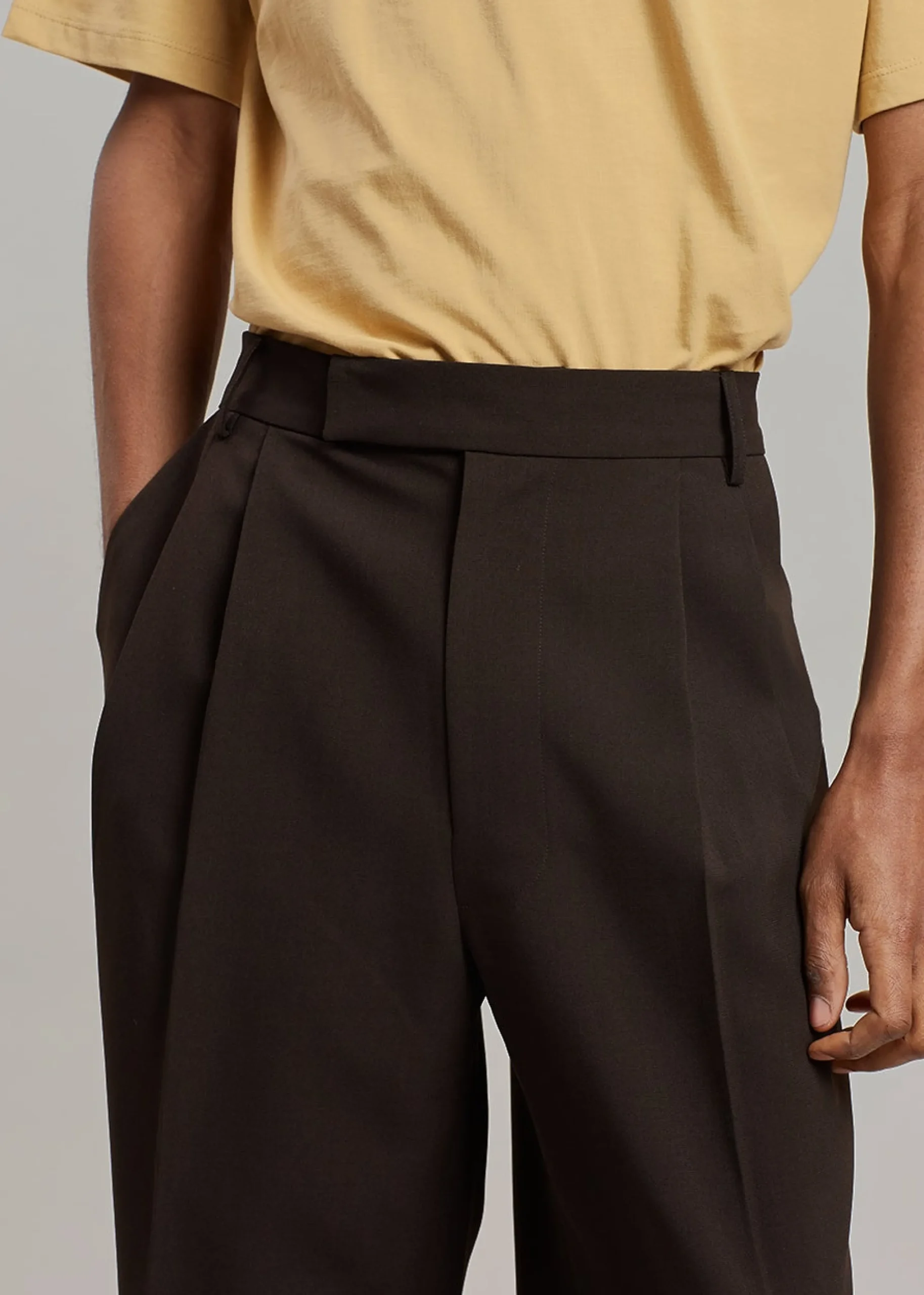 The Frankie Shop Beo Suit Pants Dark Espresso Outlet
