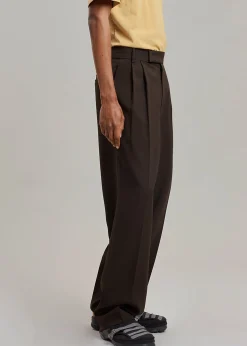The Frankie Shop Beo Suit Pants Dark Espresso Outlet