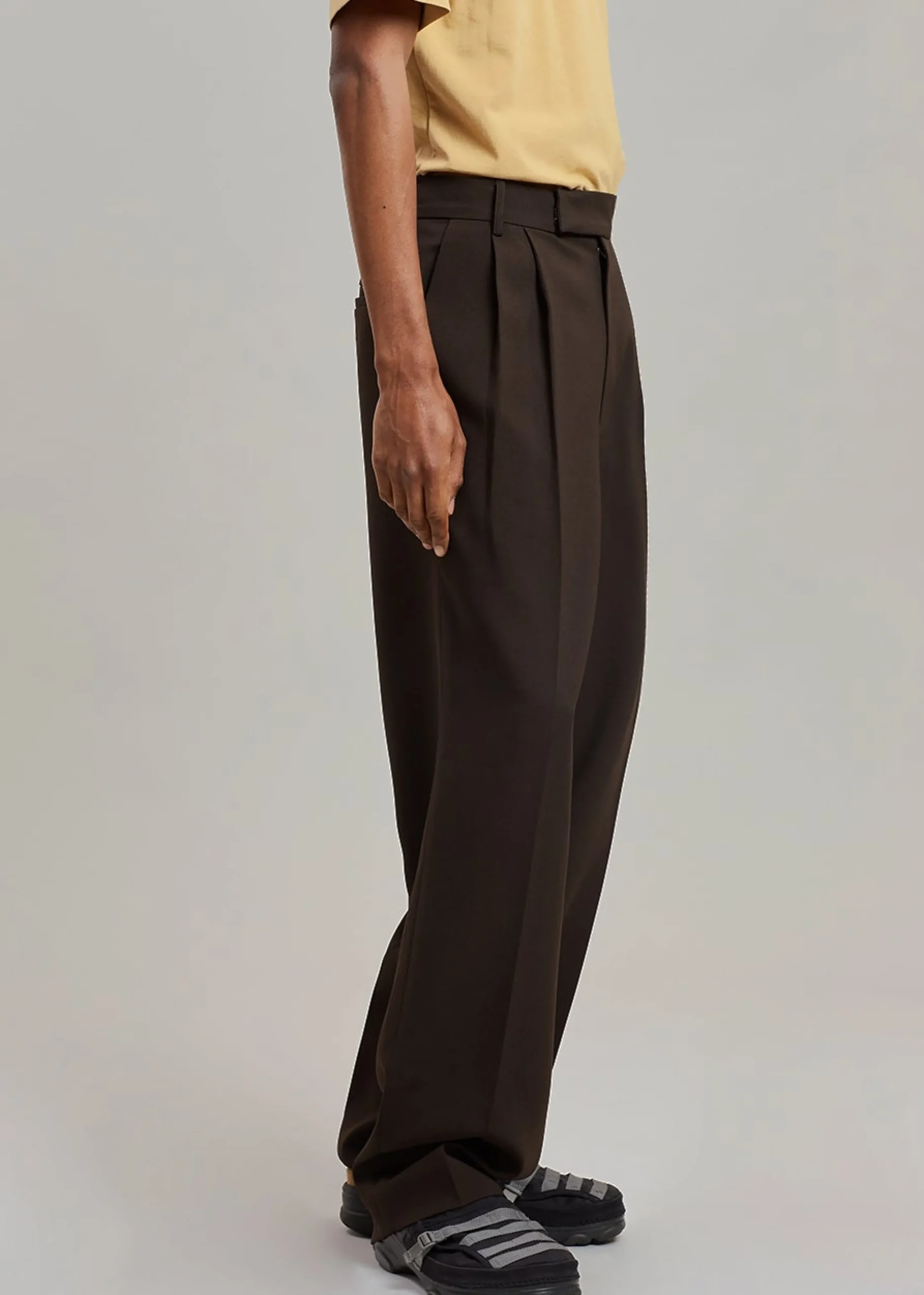 The Frankie Shop Beo Suit Pants Dark Espresso Outlet