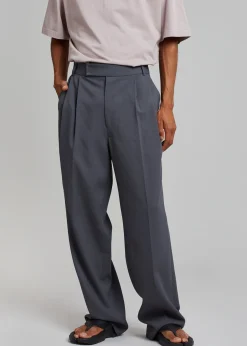 The Frankie Shop Beo Suit Pants Charcoal Online