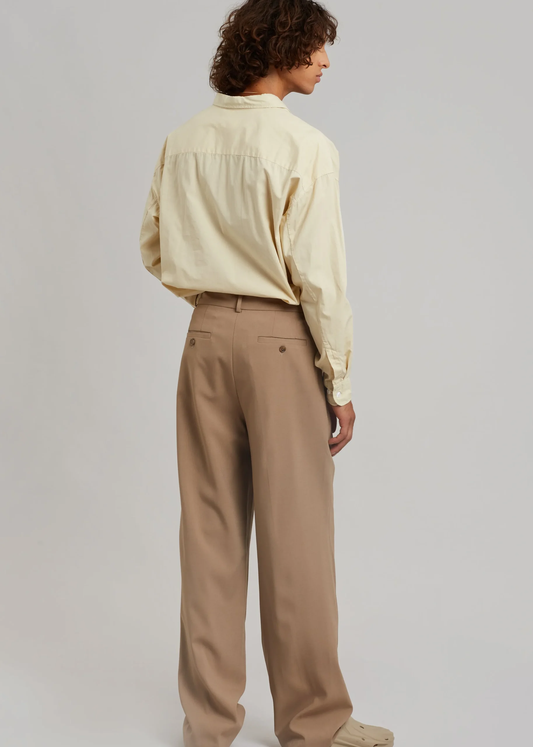 The Frankie Shop Beo Suit Pants Latte Clearance
