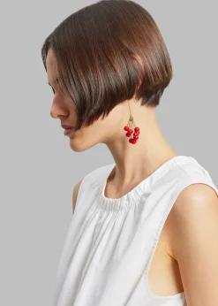 The Frankie Shop Bevza 'Chervona Kalyna' Mono Earring Red Online