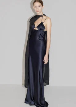 The Frankie Shop Bevza Mermaid Dress Dark In Navy Sale