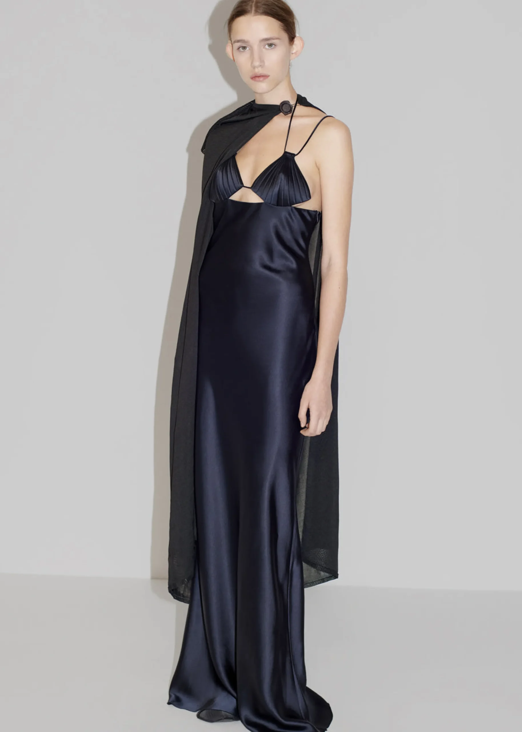 The Frankie Shop Bevza Mermaid Dress Dark In Navy Sale