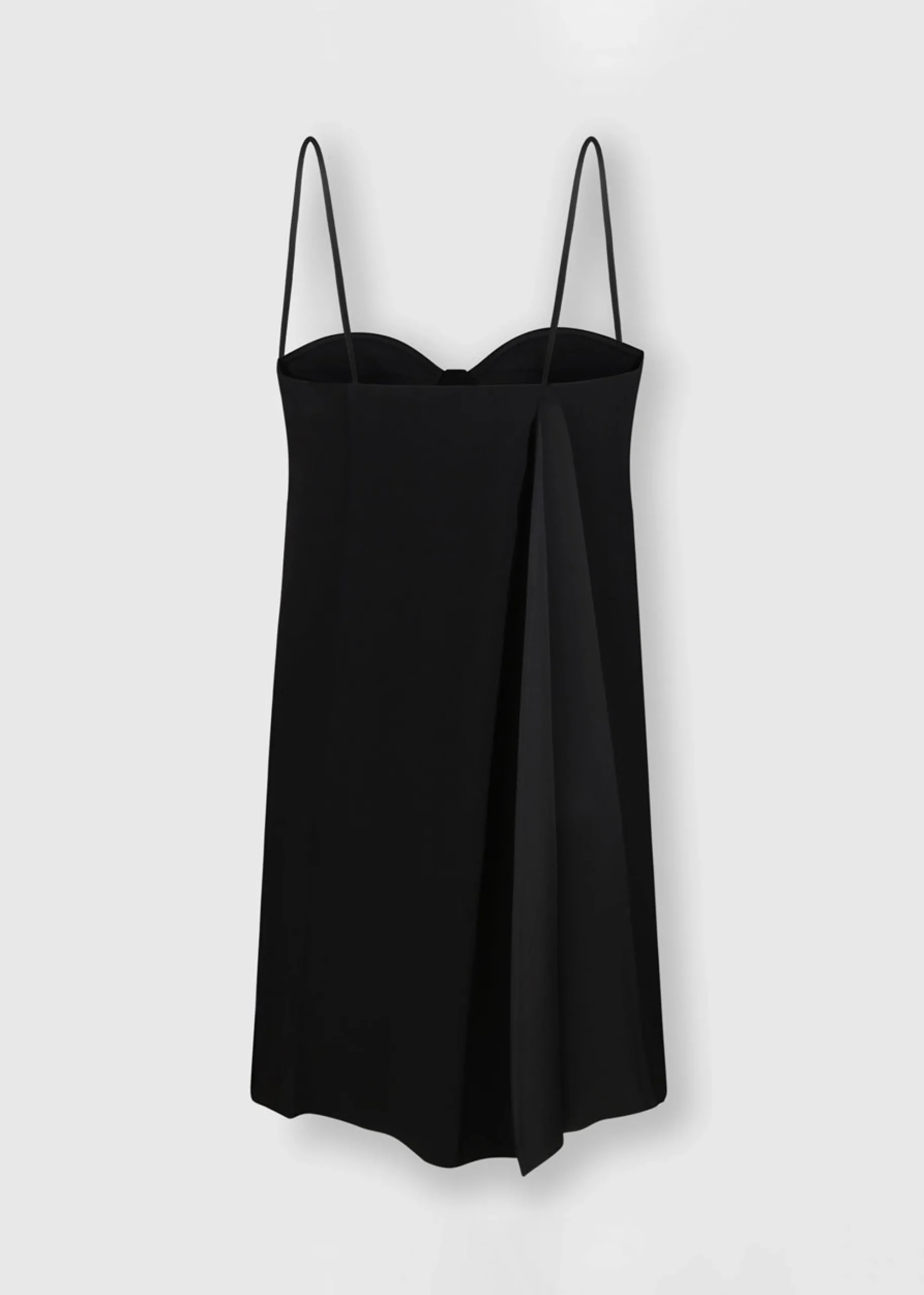 The Frankie Shop Bevza Mini Seashell Cups Dress Black Outlet