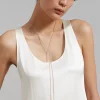 The Frankie Shop Bevza Trinity Long Pendant Yellow/Rose/Silver Clearance