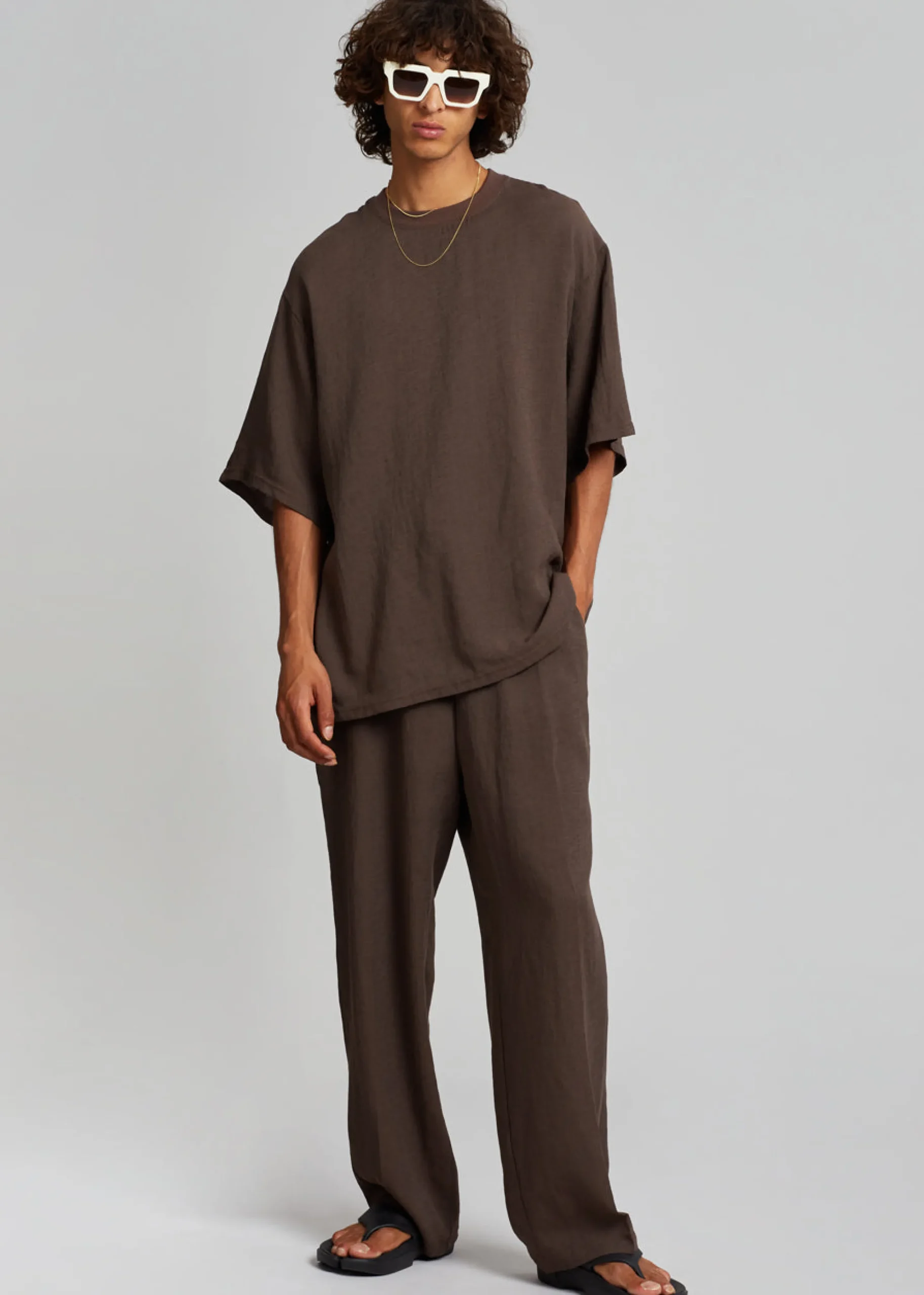 The Frankie Shop Brax Pants Brown Best