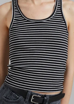The Frankie Shop Bryn Tank Top White Stripe Outlet