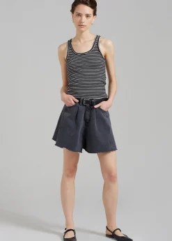 The Frankie Shop Bryn Tank Top White Stripe Outlet