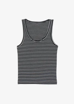 The Frankie Shop Bryn Tank Top White Stripe Outlet
