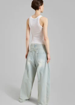 The Frankie Shop Bryony Jeans Bleach Online
