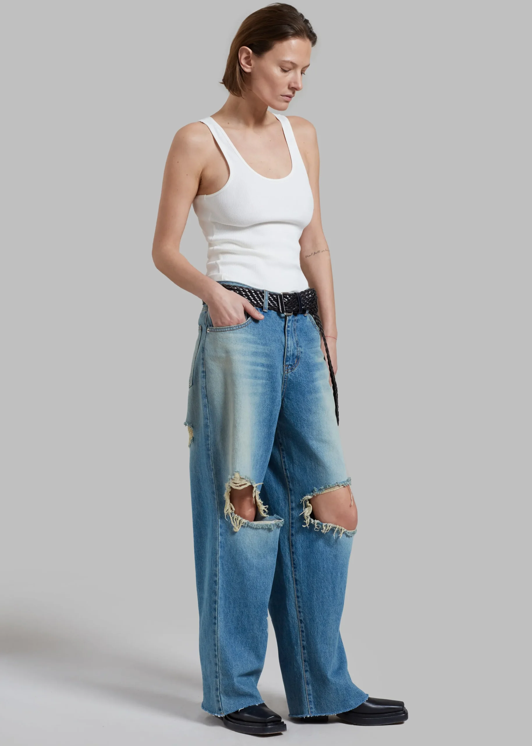 The Frankie Shop By Malene Birger Anisa Tank Top Soft White Discount