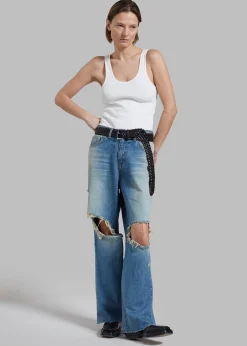 The Frankie Shop By Malene Birger Anisa Tank Top Soft White Discount