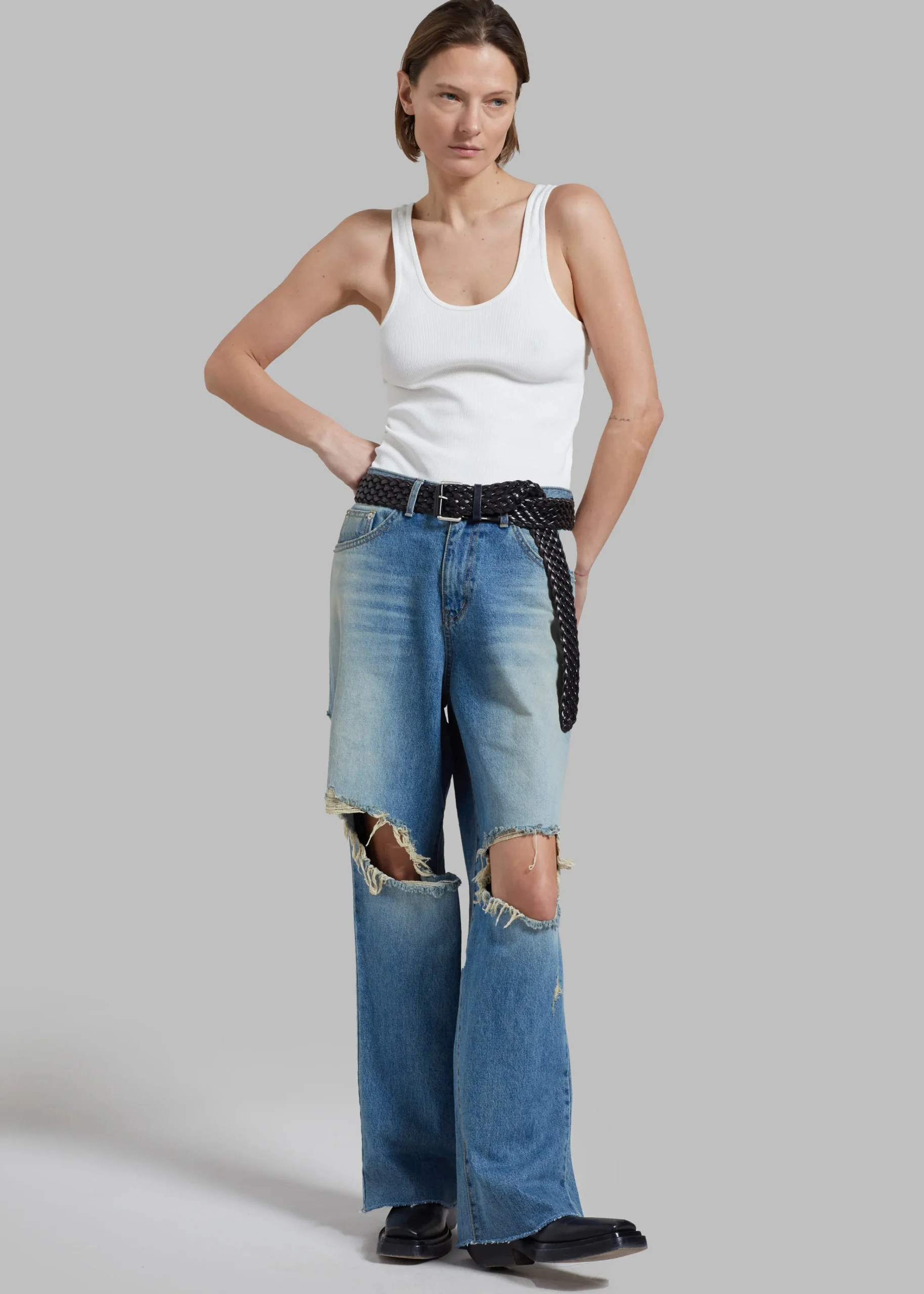 The Frankie Shop By Malene Birger Anisa Tank Top Soft White Discount