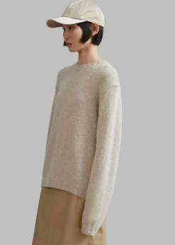 The Frankie Shop By Malene Birger Aubriel Baseball Cap Lt. Sand Outlet