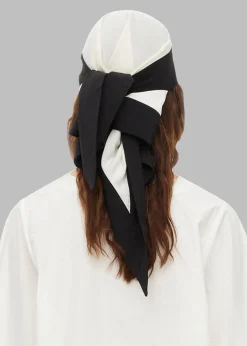 The Frankie Shop By Malene Birger Aubrielle Silk Hat Black Stripe Sale