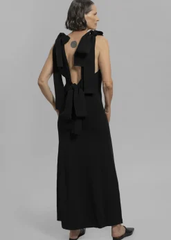 The Frankie Shop By Malene Birger Meira Dress Black New