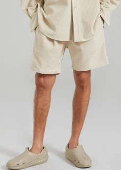The Frankie Shop Camden Corduroy Shorts Cream Clearance