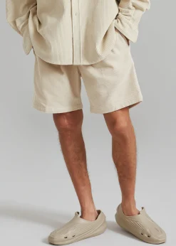 The Frankie Shop Camden Corduroy Shorts Cream Clearance