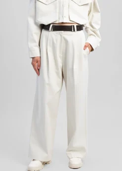 The Frankie Shop Carline Pants Cream New
