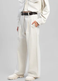The Frankie Shop Carline Pants Cream New