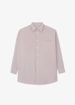 The Frankie Shop Chadwick Shirt Lilac Clearance