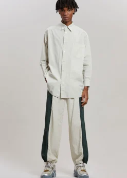 The Frankie Shop Chadwick Shirt Light Grey New