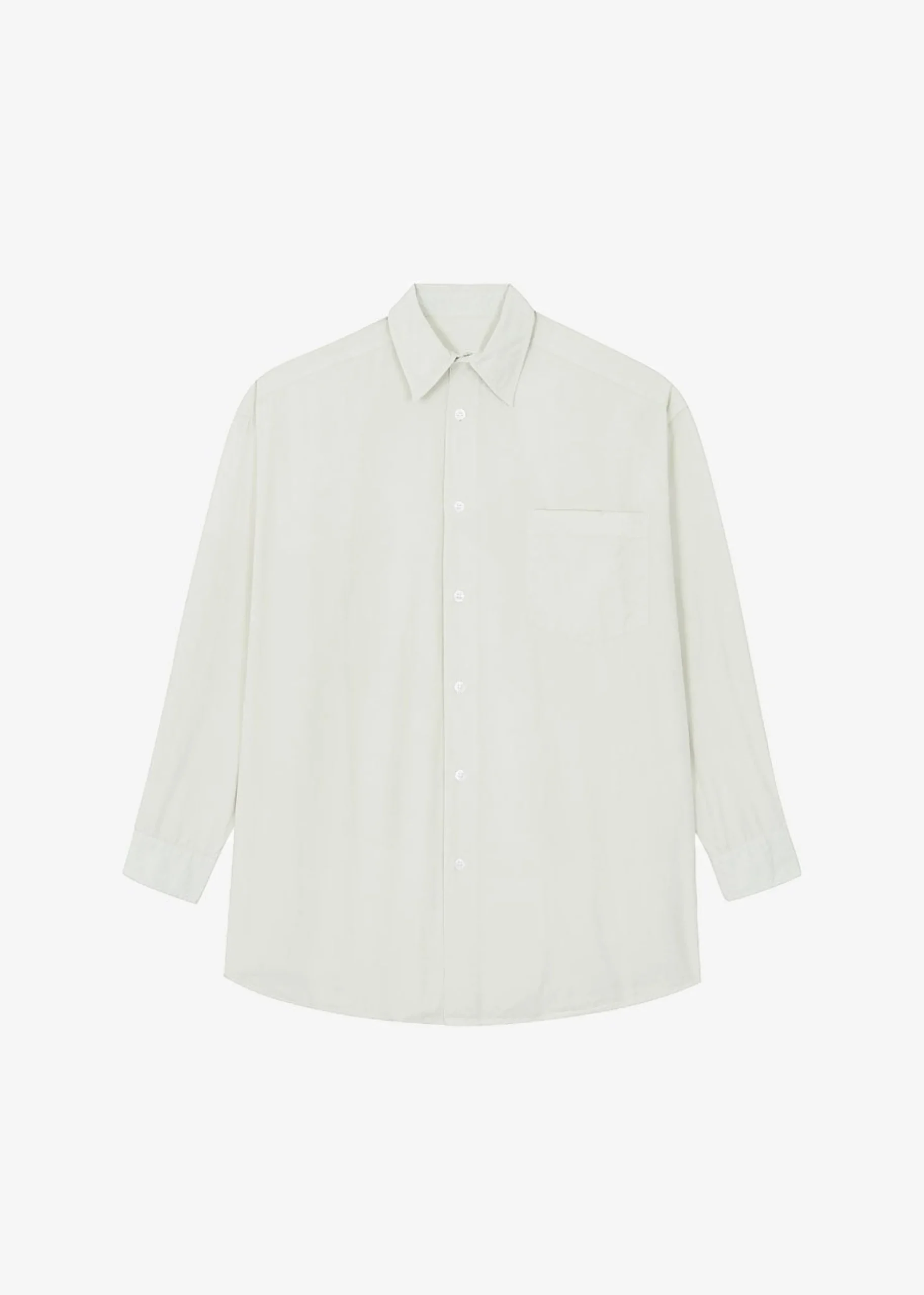 The Frankie Shop Chadwick Shirt Light Grey New