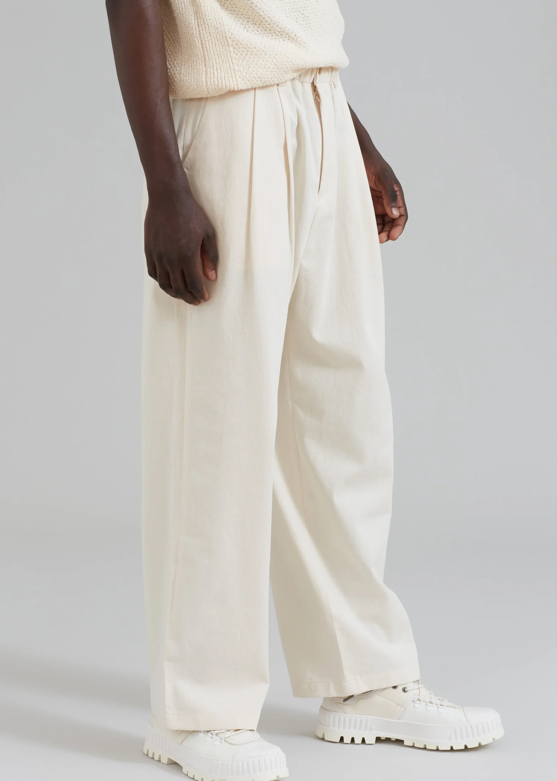 The Frankie Shop Charlie Pants Cream Clearance