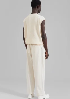 The Frankie Shop Charlie Pants Cream Clearance