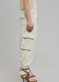 The Frankie Shop Chava Cargo Joggers Birch New