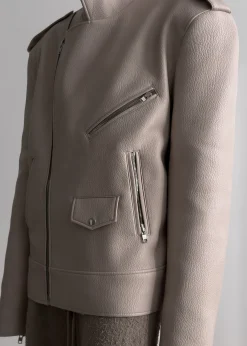 The Frankie Shop Chicago Oversized Perfecto Jacket Cream Sale