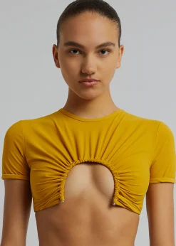 The Frankie Shop Christopher Esber U Prong Tee Mustard Best